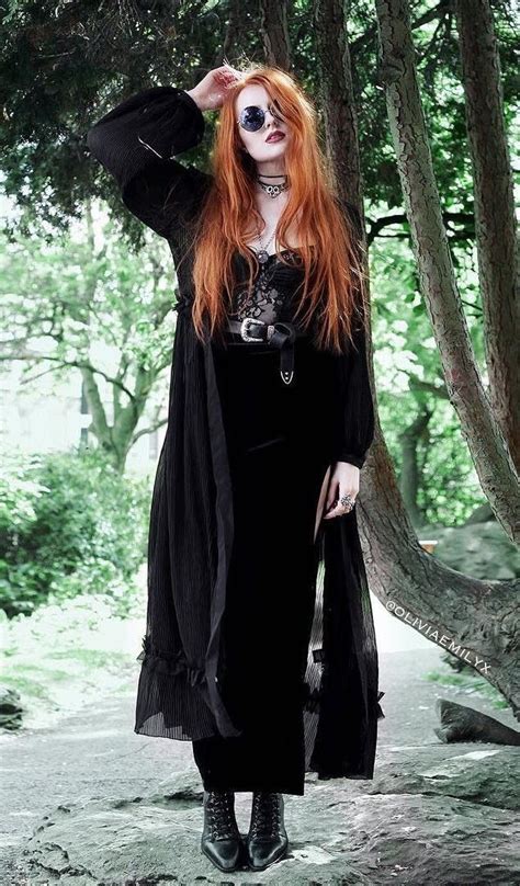 Witch inspired gothic dress